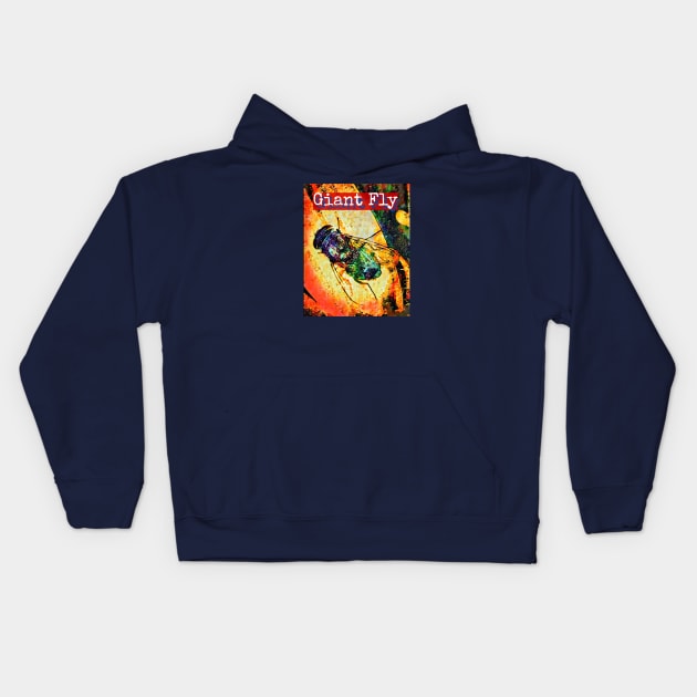 Giant Fly Kids Hoodie by Borges